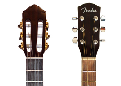 Guitar neck comparison